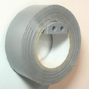 Large Tape Roll Wall Bracket Holder : Grey - Photo 1 sur 3