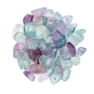 50g Extra Small Tumbled Rainbow Fluorite Gemstone Crystals Gem Chips Craft Rocks - Picture 1 of 5