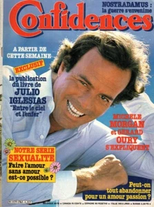 1981 Julio Iglesias Daniel Guichard Michele Morgan Gerard Oury Claudia Cardinale - Picture 1 of 6