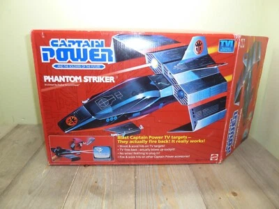 Captain Power Phantom Striker Nuevo Caja Abierta Casi Completo 1987 Mattel Sin Objetivo Foto 1 de 4
