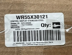 Genuine Brand New Oem WR55X30121 Control Display - Picture 1 of 1