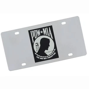 Matrícula Pow-Mia (cromo) - Imagen 1 de 2