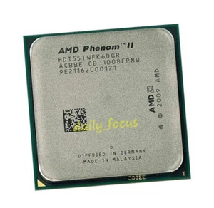 AMD Phenom II x6 1055T 95W HDT55TWFK6DGR 6 Core 2.8GHz Socket AM3 CPU Processors - Picture 1 of 4