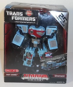 Transformers Universe HOT ZONE Titanium Series Diecast Hasbro MIB 2008 25 Years - Picture 1 of 4