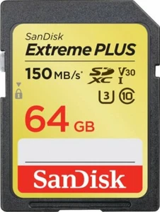 SanDisk - Extreme PLUS 64GB SDXC UHS-I Memory Card - Picture 1 of 1