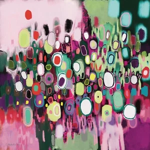 Emilia Bachelorier Contemporary Abstract 16x16"" Premium halbglänzender Papierdruck - Bild 1 von 5