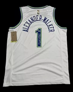 Nickeil Alexander Walker Signed Autograph Minnesota Timberwolves Jersey PSA/DNA - Picture 1 of 2