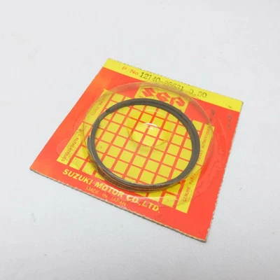 Genuine Suzuki A100 AC100 A100M Piston Ring Set Oversize 0.50 P/N 12140-12818 - Imagem 1 de 4