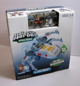 2004 Star Wars GALACTIC HEROES X-WING FIGHTER with Figures! SEALED IN BOX! - Picture 1 of 5