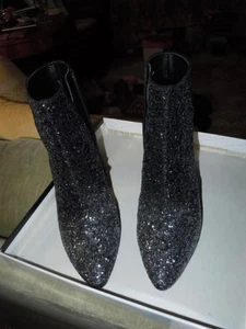 NINE WEST Textile Upper 6 1/2 M. Black with sparkle NWSAVITRA. - Picture 1 of 18