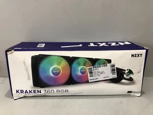 NZXT Kraken 360 RGB AiO Liquid CPU Cooler - Black - Photo 1/3