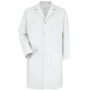 Red Kap Men's Red Kap Lab Coat with Exterior Pocket - Picture 1 of 14