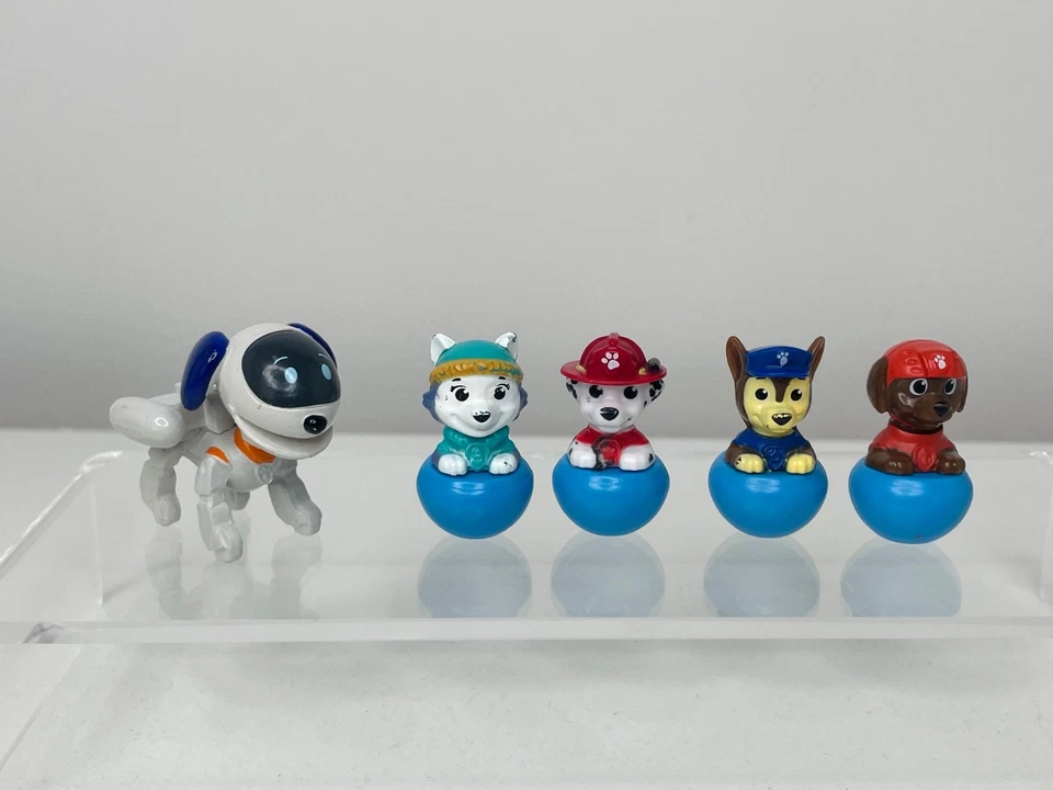 Paquete de mini figuras Weebles de la Patrulla Canina y mini perro robot Foto 1 de 4