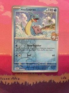 Pokemon Card Misty's Lapras Destined Rivals Reverse Holo 050/182 Near Mint  - Picture 1 of 2