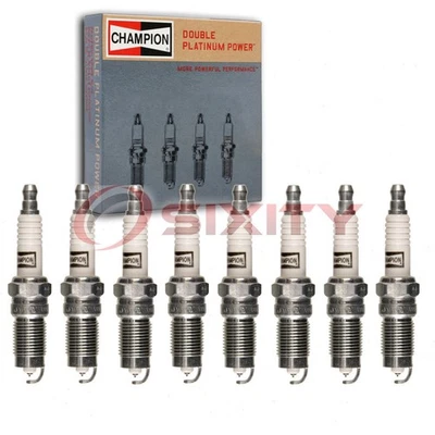 Casa rodante Champion de 8 piezas bujías dobles de platino para Mercury Colony Park 1987-1991 Foto 1 de 4