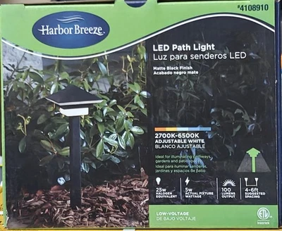 Harbor Breeze 4108910 100 lúmenes 5 vatios bajo voltaje LED luz de camino Foto 1 de 2