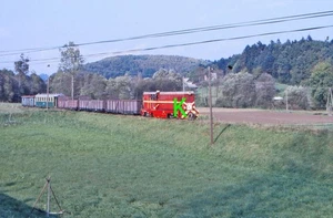 Schmalspurbahn Przeworsk-Dynow, Zug nach Dynow vor Bachorz - Bild 1 von 1