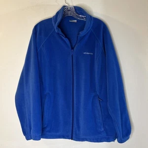 Columbia Jacket Womens Size 1X Fleece Blue Full Zip - Imagen 1 de 15