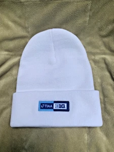 S255 - Big 10 Knit Cap - White - Lock In The Win - Tournament Exclusive - Picture 1 of 4