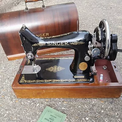 Vintage Singer 99K 1951 Sewing Machine Hand Crank • 2.67€