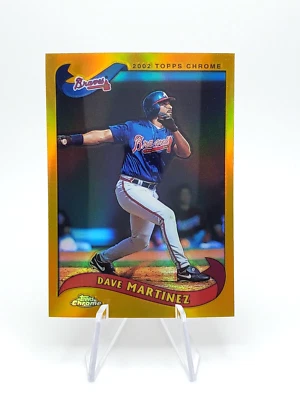 2002 Topps Chrome Gold Refractor #195 Dave Martinez - Image 1 of 2
