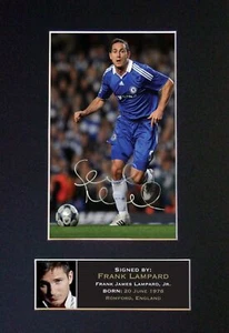 #38 FRANK LAMPARD Reproduktion Signatur/Autogramm montiert signed Foto A4 - Bild 1 von 2