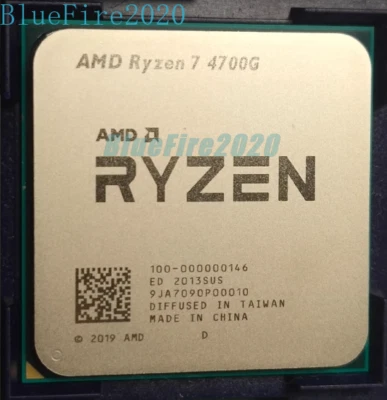 AMD Ryzen 7 4700G Socket AM4 CPU Processor 3.6 GHz 8-core 16-T R7 4700G - Image 1 of 3