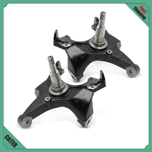 FOR 88-98 CHEVY SILVERADO/C1500/SIERRA EXT CAB 2WD 2" DROP SPINDLES NEW - Picture 1 of 7