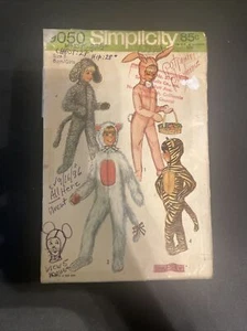 Simplicity Sewing Pattern Animal Costume 8 Child Unisex Precut 9050 Vintage 1970 - Picture 1 of 7