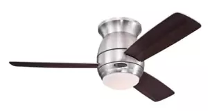 Halley 44 in. Indoor Brushed Nickel Ceiling Fan with Remote Control - Picture 1 of 1