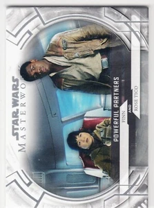 2018 Star Wars Masterwork Powerful Partners #8 Finn & Rose Tico - Picture 1 of 1