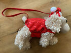 Poochie & Co dog Girls Toy purse Bag Red Sequin Christmas Gift Poodle
