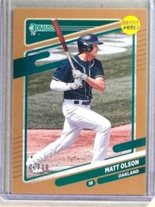 2021 Donruss Artist Proof Matt Olson #D06/10 #122
