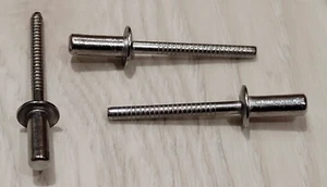 10 Stück Edelstahl Bechernieten Dichtnieten Auspuff Niete Nieten 4,8 x 12 - Bild 1 von 3