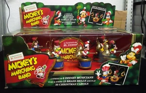 Vintage 1993 Mr Christmas Mickey's Mouse Marching Band Animated Plays 35 Weihnachtslieder Neu im Karton - Bild 1 von 9