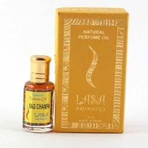 Lasa Aromatics Nag Champa Natural Perfume Oil Long Lasting Unisex Fragrance 10ML