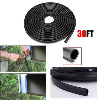 Combo de sello deslizable para autocaravana Nissan de 9 m/30 ft goma negra para desmontar la intemperie Foto 1 de 4