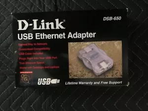 D-Link DSB-650 USB Ethernet Adapter NEW IN BOX - Picture 1 of 1