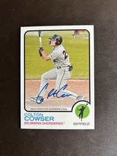 2022 Topps Heritage Minor League COLTON COWSER Image Variation Auto /50 Orioles
