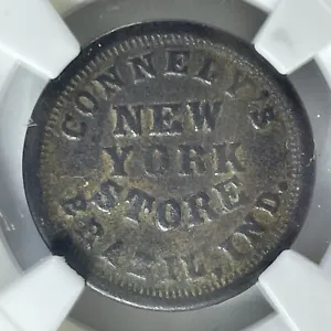 1863 Brazil Indiana Civil War Token Connely’s New York Store NGC Fine Details - Picture 1 of 4