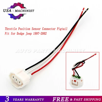 Throttle Position Sensor Connector Pigtail for JEEP CHEROKEE WRANGLER 1997-2001 — 第 1/4 张图片