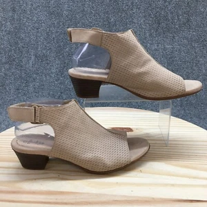 Clarks Sandals Womens 11 Wide Valarie James Ankle Strap Brown Block 26143206 - Picture 1 of 18
