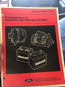 1980's Ford,Lincoln,Mercury Fundamentals of Charging and Starting Systems Manual