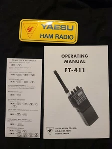 Yaesu FT-411 Bedienungsanleitung & Schaltpläne & Aufkleber & Schlüsselband - Bild 1 von 9