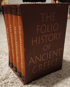 The Folio History of Ancient Greece 2002 4 Volume Set HC With Slip Case - Picture 1 of 12