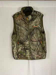 Mossy Oak Camo Reversible Vest 3M Thinsulate Men's Large Free Ship - Picture 1 of 8