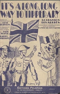 SPARTITO_ IT'S ALONG, LONG WAY TO TIPPERARY / LA CHANSON DES ALLIES_ PARIS 1944 - Bild 1 von 1