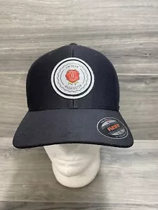 Travis Mathew Nassau Hat Navy Black Fitted L/XL Jim Beam Washington NWT - Picture 1 of 9