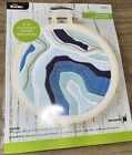 Geode Stamped Embroidery Kit By Plaid Bucilla 6” x 6”  With Hoop Included BNIP