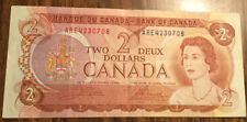 1974 BANK OF CANADA TWO DOLLARS 2$ BANK NOTE